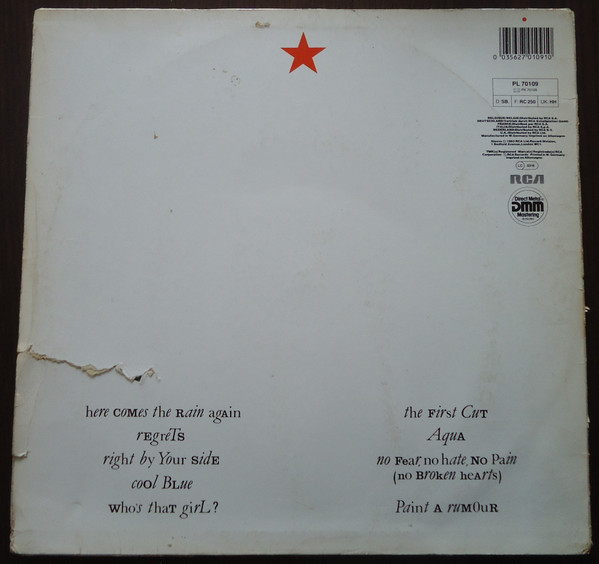 Eurythmics - Touch | RCA (PL70109) - 2 Eurythmics - Touch | RCA (PL70109) - 2