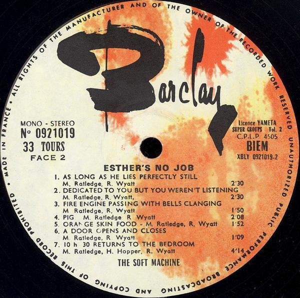 Soft Machine - Vol 2 | Barclay (921 019) - 4