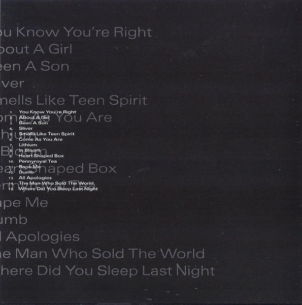 Nirvana - Nirvana | Geffen Records (493 523-2) - 4