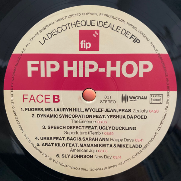Various - FIP Hip-Hop - La Discothèque Idéale de FIP | Wagram Music (3420126) - 4 Various - FIP Hip-Hop - La Discothèque Idéale de FIP | Wagram Music (3420126) - 4