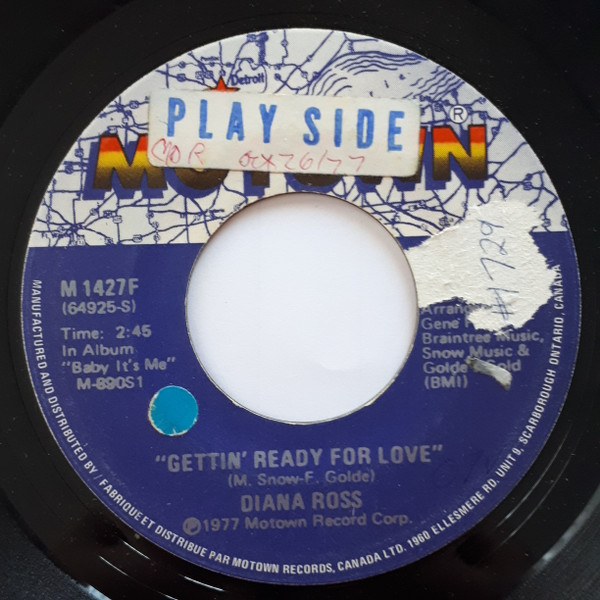 Diana Ross - Gettin' Ready For Love | Motown (M 1427F) - main