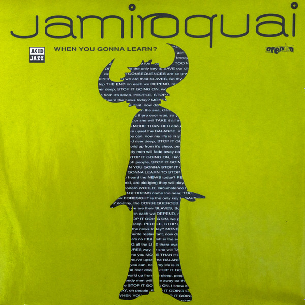 Jamiroquai - When You Gonna Learn | Acid Jazz (JAZID 46T) Jamiroquai - When You Gonna Learn | Acid Jazz (JAZID 46T)