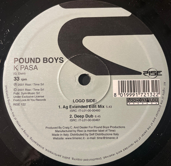 Pound Boys - K Pasa | Rise (RISE 122) - 3