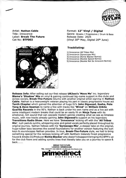 Nathan Cable - Innocence | Break The Future (BTF002) - 4