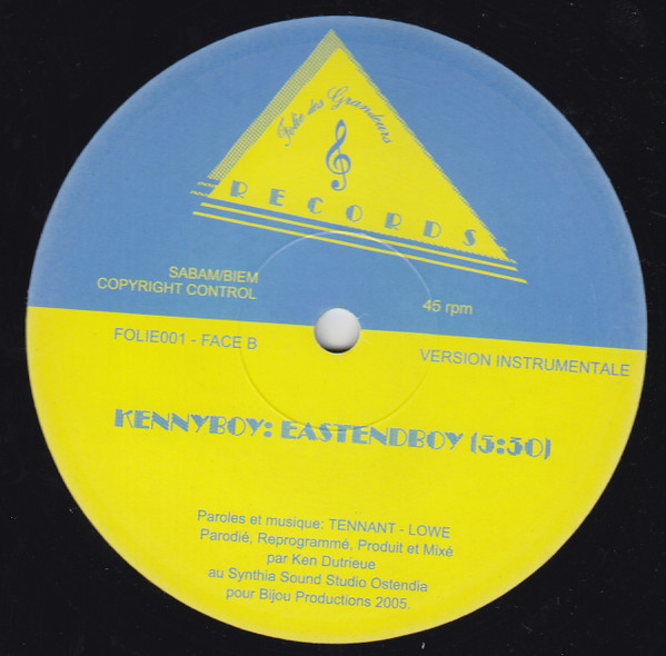 Kennyboy - Eastendboy | Folie Des Grandeurs (FOLIE001) - 3 Kennyboy - Eastendboy | Folie Des Grandeurs (FOLIE001) - 3
