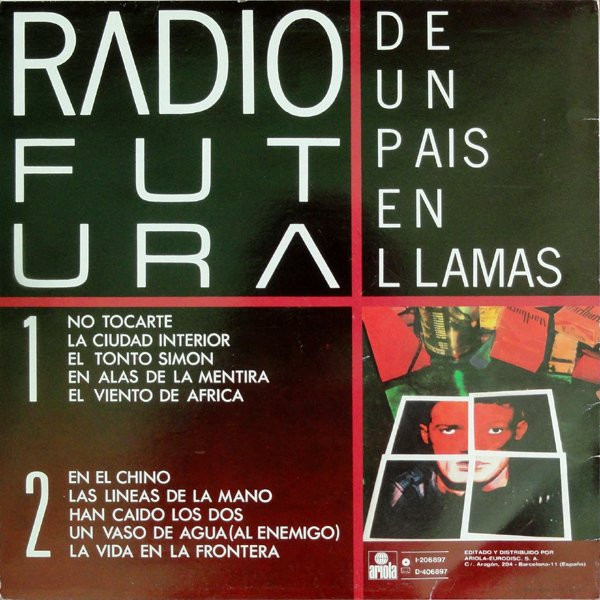 Radio Futura - De Un País En Llamas | Ariola (I-206897) - 2