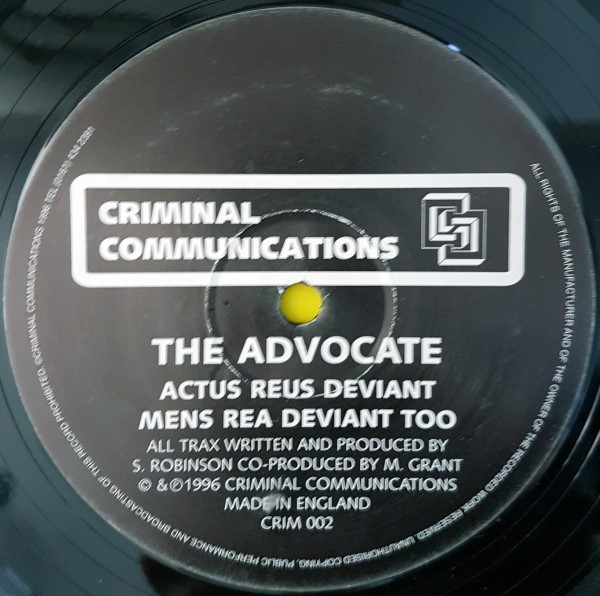 The Advocate - Deviant | Criminal Communications (CRIM 002) - 2