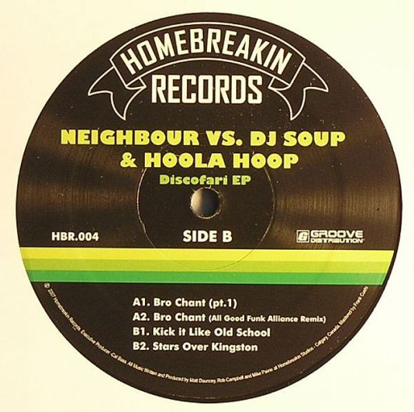 Neighbour vs Rob Campbell & Hoola Hoop - Discofari EP | Home Breakin Records (HBR.004)