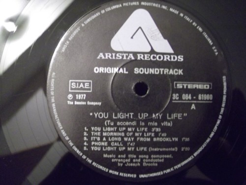 Joe Brooks - You Light Up My Life / Tu Accendi La Mia Vita | Arista (3C 064 - 61960)