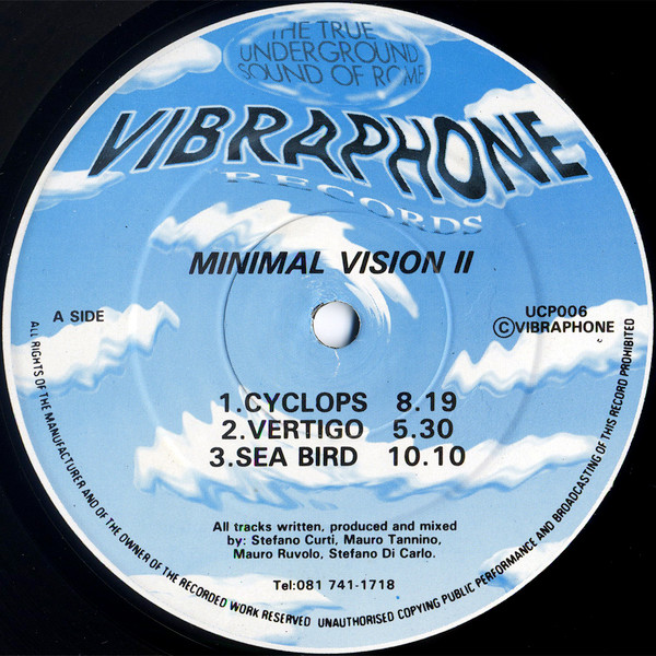 Minimal Vision - Minimal Vision II | Vibraphone Records (UCP 006)