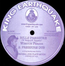 Winston Fergus - Bills Pressure / Tafar-i | King Earthquake (KE12-007) - main