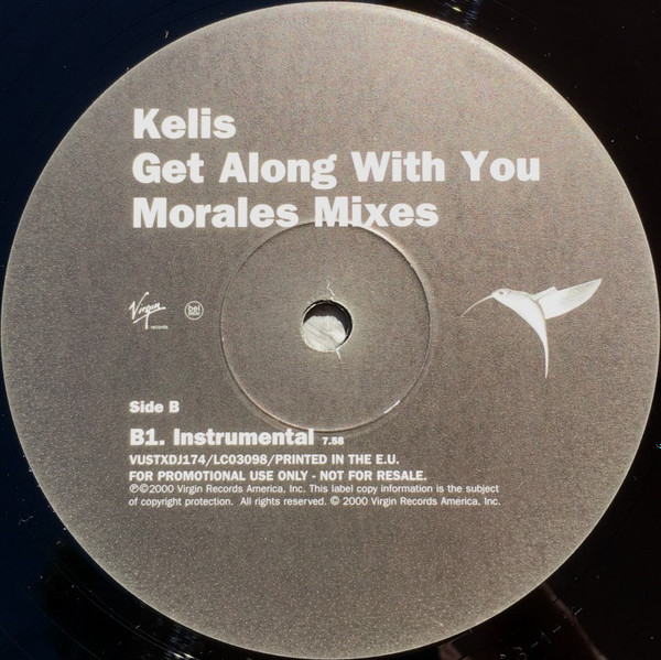 Kelis - Get Along With You / Morales Mixes | Virgin (VUSTXDJ 174) - 3