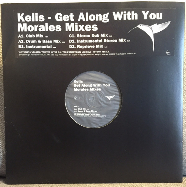Kelis - Get Along With You / Morales Mixes | Virgin (VUSTXDJ 174) - main