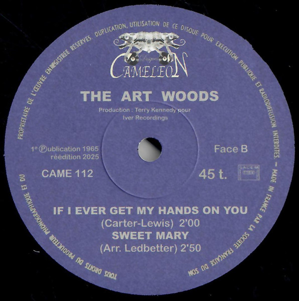 The Artwoods - Oh My Love | Cameleon Records (CAME 112) - 4