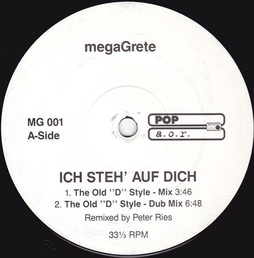 megaGrete - Ich Steh' Auf Dich | POP a.o.r. (MG 001) megaGrete - Ich Steh' Auf Dich | POP a.o.r. (MG 001)