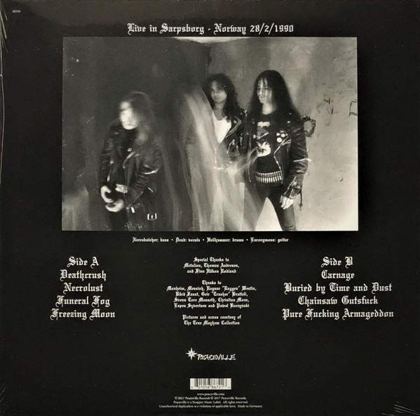 Mayhem - Live In Sarpsborg | Peaceville (VILELP672) - 2