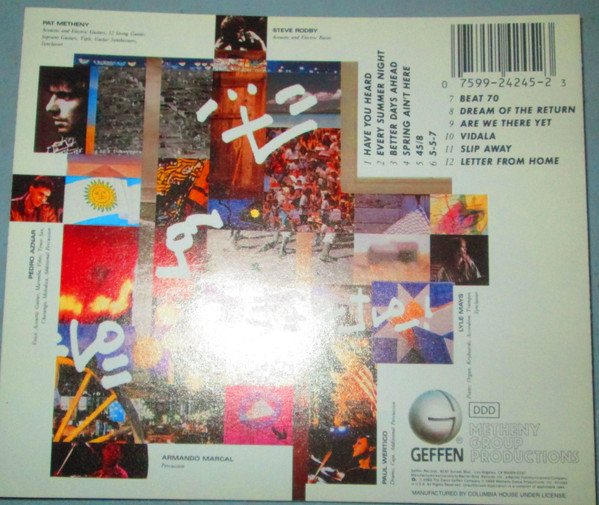 Pat Metheny Group - Letter From Home | Geffen Records (M2G 24245) - 3