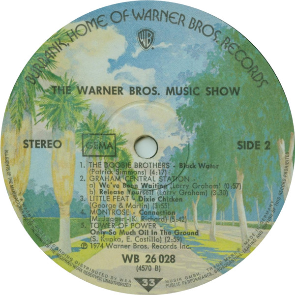 Various - The Warner Bros. Music Show | Warner Bros. Records (WB 26 028) - 4