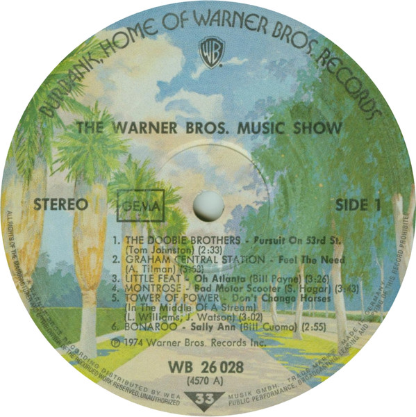 Various - The Warner Bros. Music Show | Warner Bros. Records (WB 26 028) - 3