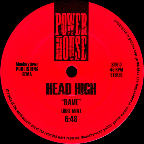 WK7 / Head High - Do It Yourself (Original Mix) / Rave (Dirt Mix) | Power House (PH 303) - 2