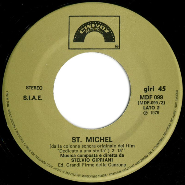 Stelvio Cipriani - Dedicato A Una Stella (Dalla Colonna Sonora Originale) | Cinevox Record (MDF 099) - 4
