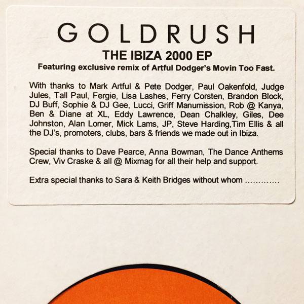 Goldrush - The Ibiza 2000 EP | Not On Label (GR2001) - 4