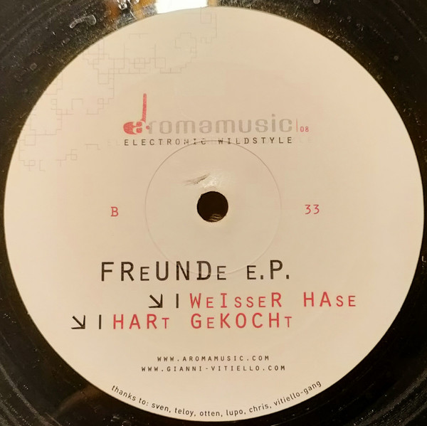 Gianni Vitiello Aka Digitalverkehr - Freunde E.P. | Aromamusic (Aromamusic 08) - 2