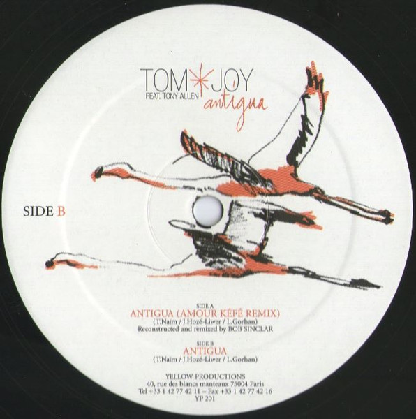 Tom & Joyce Featuring Tony Allen - Antigua | Yellow Productions (YP 201) - 4