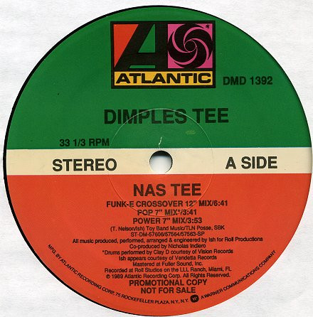 Dimples Tee - Nas Tee | Atlantic (DMD 1392)