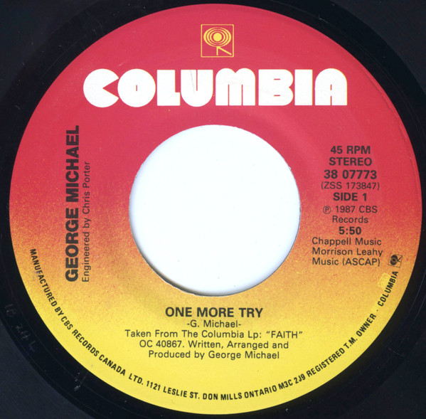George Michael - One More Try | Columbia (38 07773) - 3