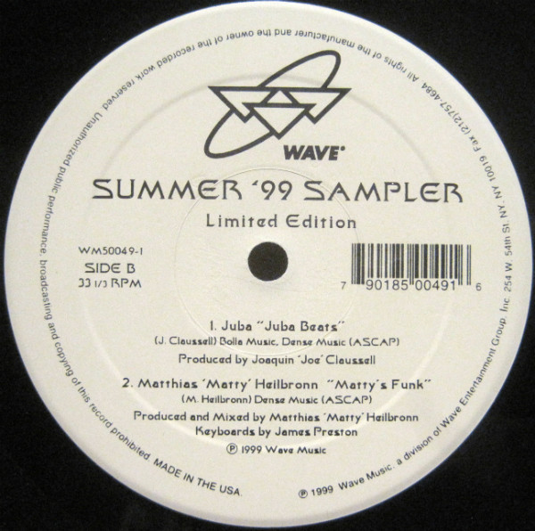 Various - Wave Music Summer '99 Sampler | Wave Music (WM50049-1) - 2