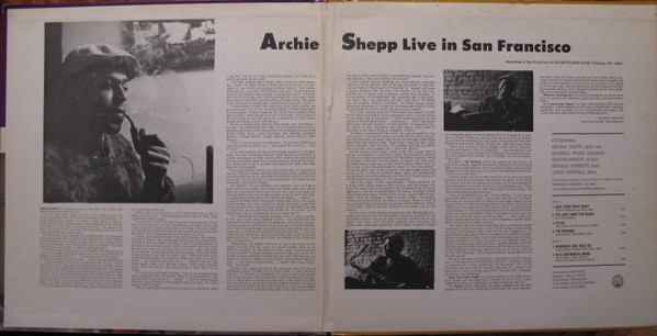 Archie Shepp - Live In San Francisco | Impulse! (AS-9118) - 2