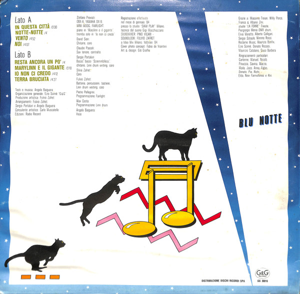 Angelo Baiguera - Blu Notte | G & G Records (GG 36016) - 2