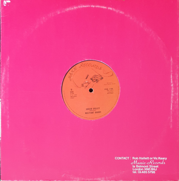Militant Barry - Pistol Boy | Manic Records (PFUL 1105) - 2