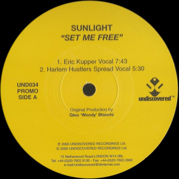 Sunlight - Set Me Free | Undiscovered (UND034)