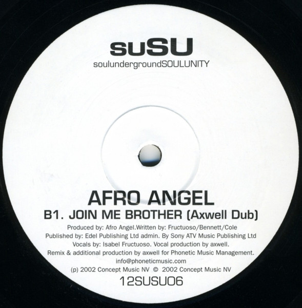 Afro Angel - Join Me Brother | suSU (12SUSU06) - 2