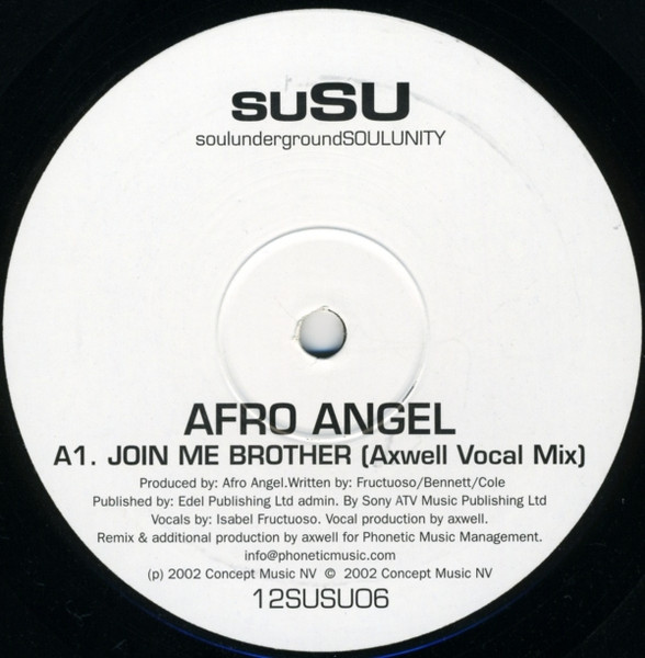 Afro Angel - Join Me Brother | suSU (12SUSU06) - main