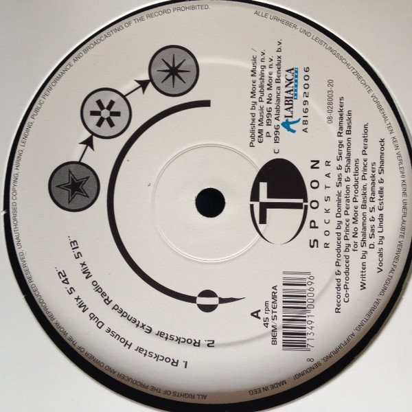 T-Spoon - Rockstar | Alabianca Records (AB 1692006)