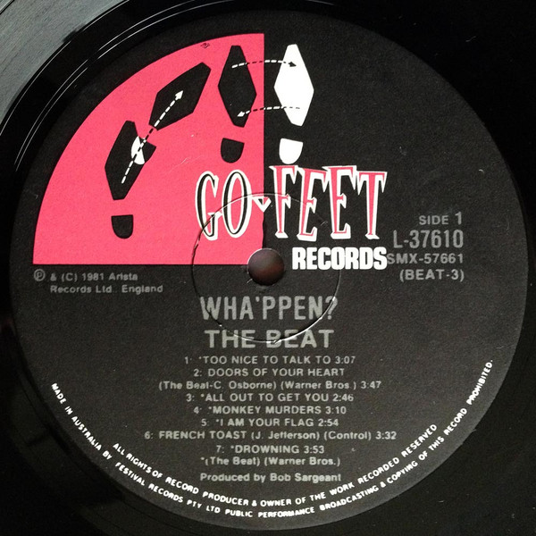 The Beat - Wha'ppen? | Go-Feet Records (L 37610) - 3 The Beat - Wha'ppen? | Go-Feet Records (L 37610) - 3