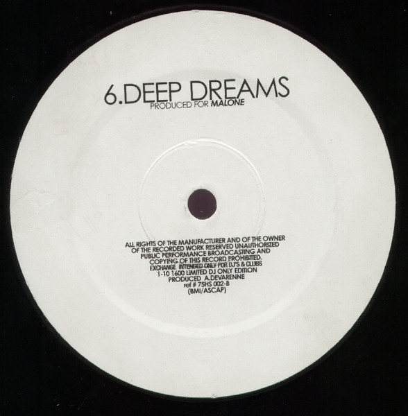 Malone - Upbass Breakdown / Move Your Feet / Deep Dreams | 75 House Street (75HS 002) - 2