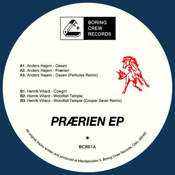 Anders Hajem , Henrik Villard , Perkules , Cooper Saver - Prærien EP | Boring Crew Records (BCR01) - main