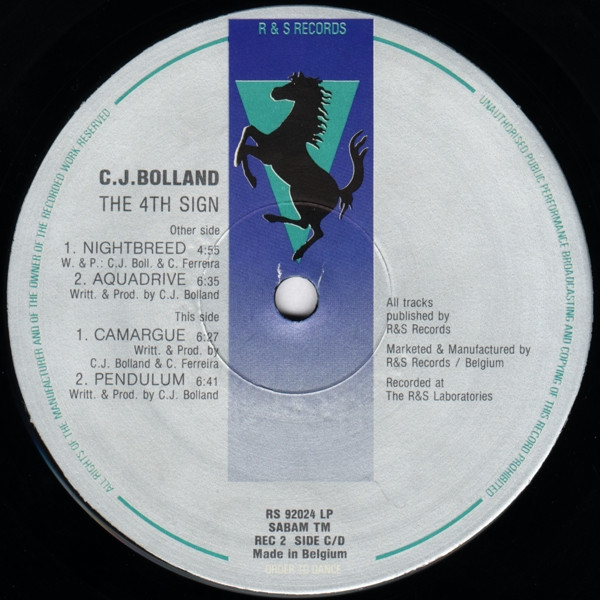 CJ Bolland - The 4th Sign | R & S Records (RS 92024) - 4
