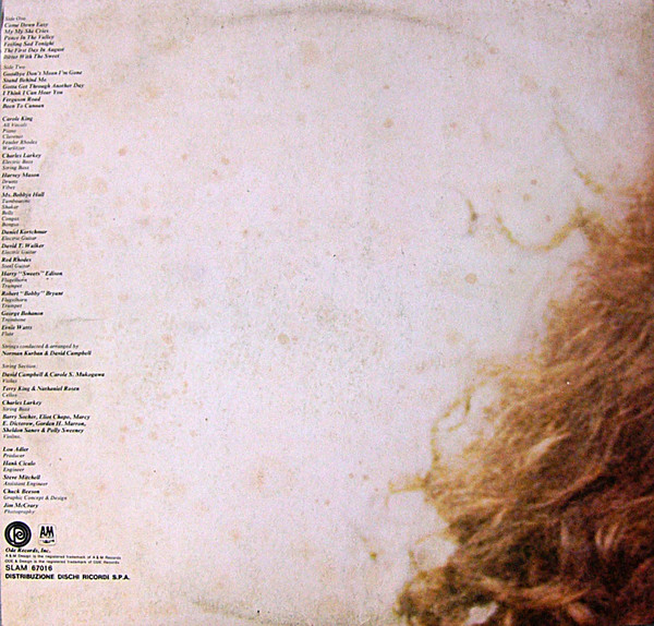 Carole King - Rhymes & Reasons | A&M Records (SLAM67016) - 2