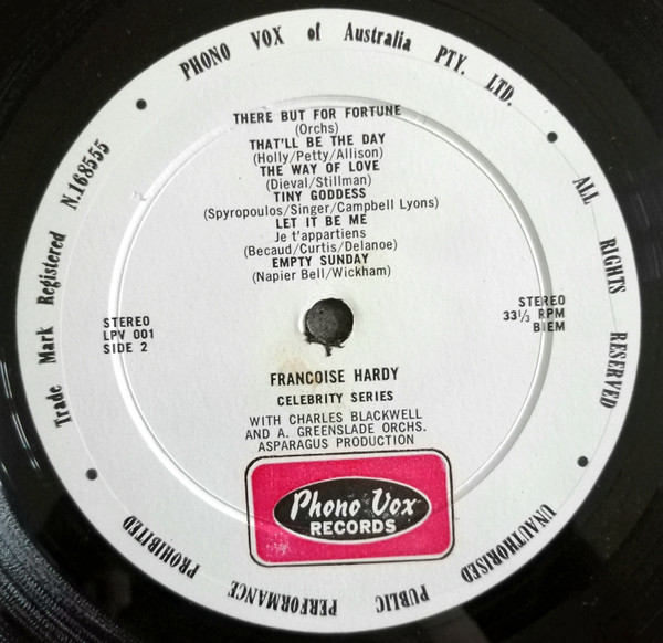 Françoise Hardy - In Anglais | Phono Vox Records (LPV 001) - 4