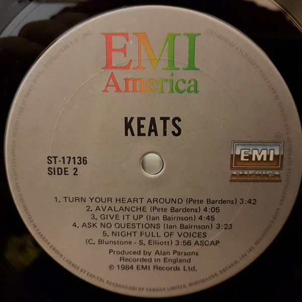 Keats - Keats | EMI (ST-17136) - 4