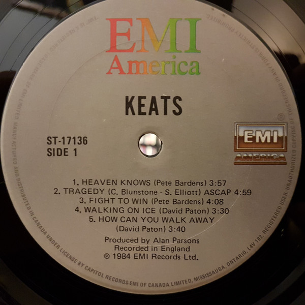 Keats - Keats | EMI (ST-17136) - 3