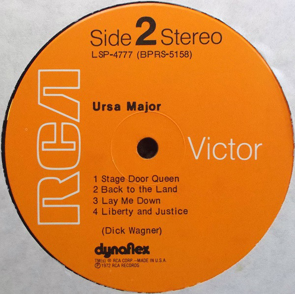 Ursa Major - Ursa Major | RCA Victor (LSP-4777) - 4