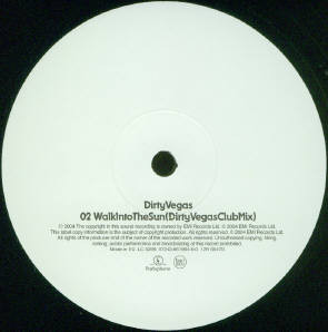 Dirty Vegas - Walk Into The Sun | Parlophone (07243-861964-6-0) - 4