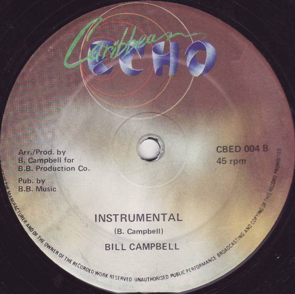 Bill Campbell - Itching | Caribbean Echo (CBED 004) - 2