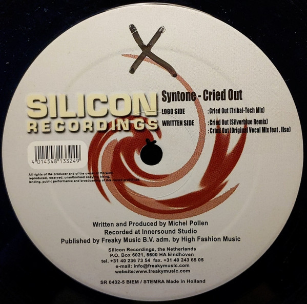 Syntone - Cried Out | Silicon Recordings (SR 0432-5) - 4 Syntone - Cried Out | Silicon Recordings (SR 0432-5) - 4